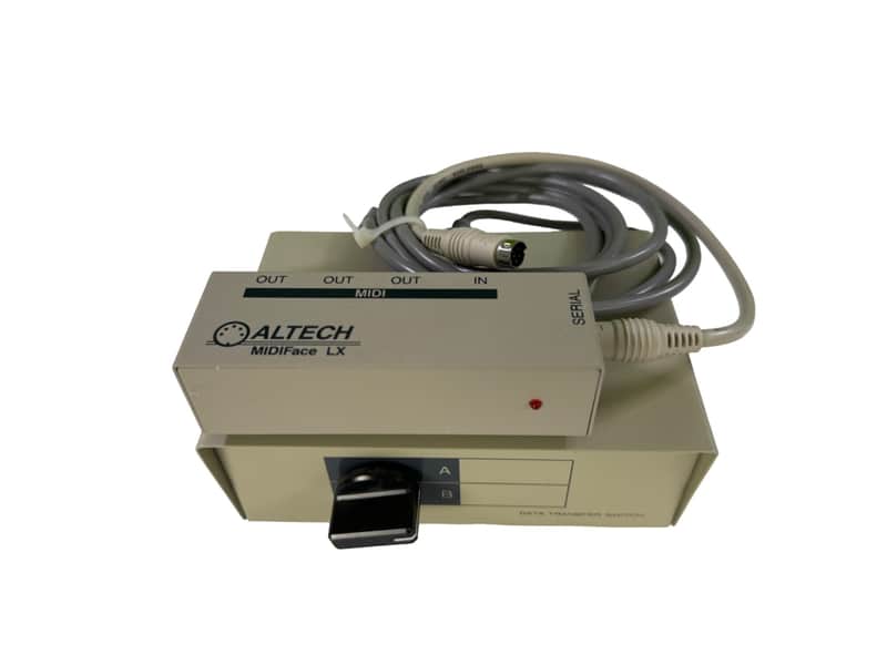 Altec MIDIFace LX with A/B Data Transfer Switch and Cables image 1
