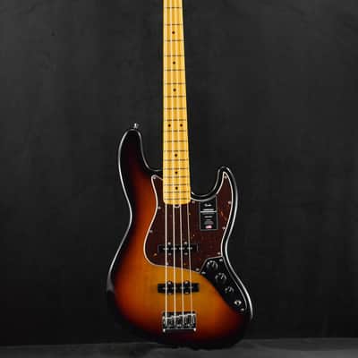 Mint Fender American Professional II Jazz Bass 3-Color Sunburst Maple Fingerboard image 2