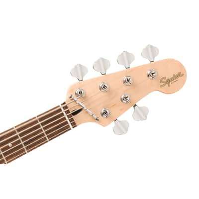 Squier Affinity Series Jazz Bass VI LRL Black Metallic - 6-String Electric Bass image 5
