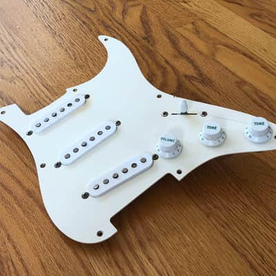 1954 Fender Stratocaster Full Vintage pre-cbs Harness, OMG! Pickups, Pots, 3-way switch, Pickguard image 4