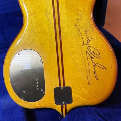 1978 Alembic Series 1 Long Scale Bass signed by Stanley Clarke, w/ original build sheet -folder-case image 6