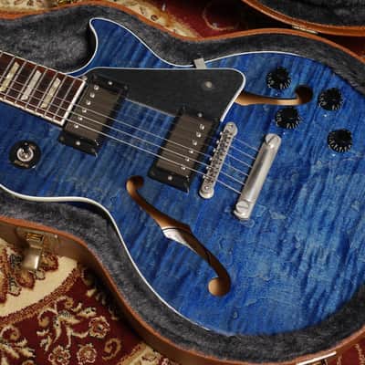 Gibson Memphis ES-Les Paul 2016 - Blue Stain image 15