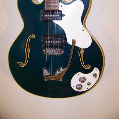 Semie Moseley's PERSONAL Mosrite Blue Gospel Prototype 1965-67 Transparent Blue image 4