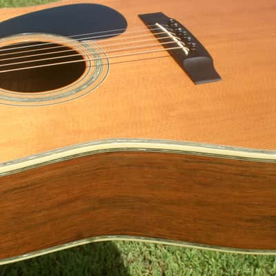 1975 Yairi YW-600 Dreadnought Guitar New Jacaranda Natural+Hard Case image 17
