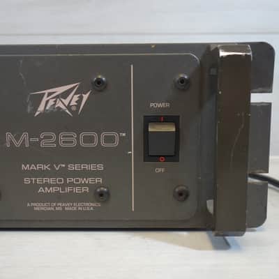 Peavey M-2600 Stereo Power Amp 2000s - Black image 4