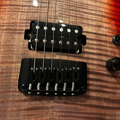 Schecter Sunset 24 Hardtail USA Custom Shop 2021 - Red Stain/Black Burst - w/ COA & Case - NEW image 20