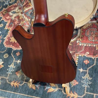 Ibanez FRH10NBSF Thinline Nylon Acoustic-Electric Guitar (Brown Sunburst) image 11