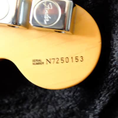 Fender American Standard Stratocaster Left-Handed with Maple Fretboard 1995 - 2000 - Black image 9