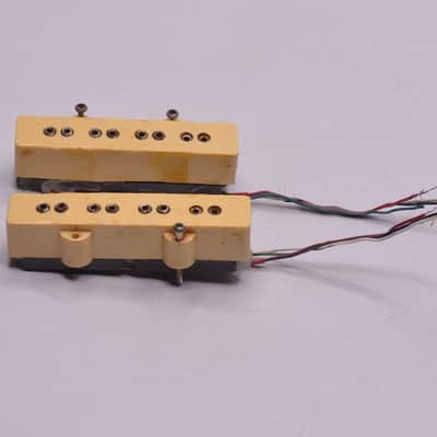 Vintage 1970s Dimarzio PAF JAZZ BASS Pickups Fender Guitar Patent Applied For Set 1980's image 3