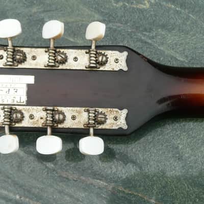 Teisco EP-8 1960's 2 Tone Sunburst Hollow Body Guitar image 16