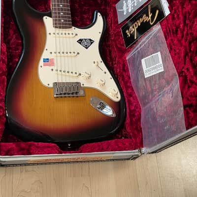 Fender American Stratocaster 60th Anniversary Diamond Edition 2006 Sunburst TIME CAPSULE CASE QUEEN! USA Limited Edition FSR Strat Guitar image 10