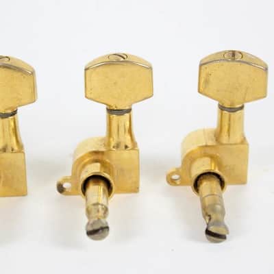 1980s Vintage Schaller M6 Mini Tuners ~GOLD~ W.Germany Tuning Pegs image 7