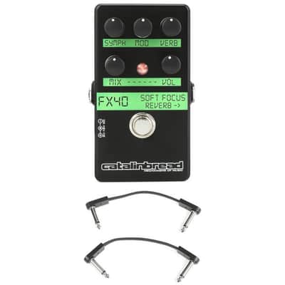 Catalinbread Soft Focus Shoegaze Reverb Pedal with 3 Patch Cables image 2