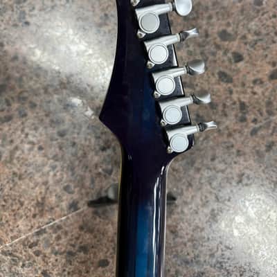 Mr. Potato Super Stratocaster -Blue Gloss over Wood Grain image 6