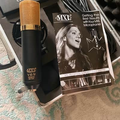 MXL V69 tube condenser Microphone V69 Mogami Edition 2018 - Black image 4