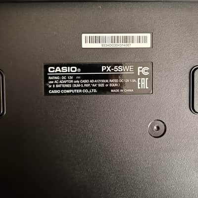 Casio PX-5S Privia 88-Key Professional Digital Stage Piano 2010s - Black image 3