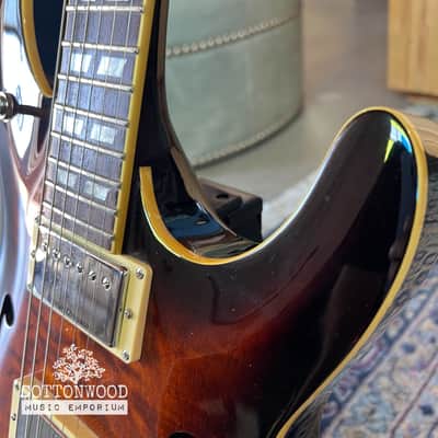 2006 Schecter Diamond Series C-1 E/A Semi-Hollow Hybrid Guitar – Dark Vintage Sunburst image 5