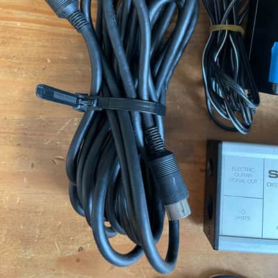 Shadow SH-075 Midi Synth Unit w/Distributor Box & Converter/Controller Unit With Hexaphonic Pickup 1980’s-90’s - Sliver Black image 5