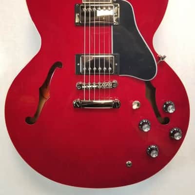 Epiphone ES-335 Semi Hollowbody Electric Guitar, Cherry image 2