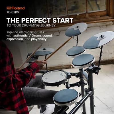 Roland #TD-02KV - 5-Piece Electronic Drum Kit with Stand- TD02KV image 2