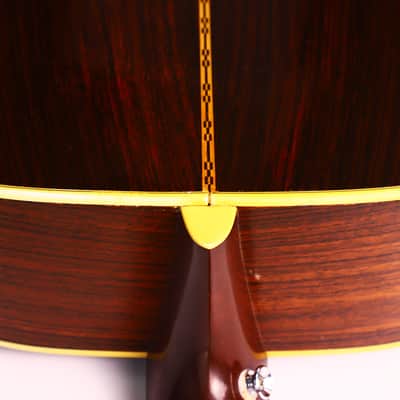 Martin D-28 1975 Sunburst Acoustic Guitar - Rare vintage rarity with legendary Martin sound and unique character - check video! image 8