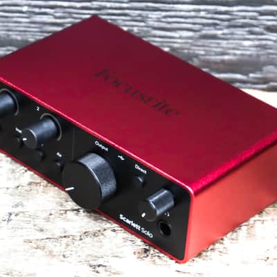 Focusrite Scarlett Solo 4th Gen Studio-Quality 2-In / 2-Out USB Audio Interface image 5