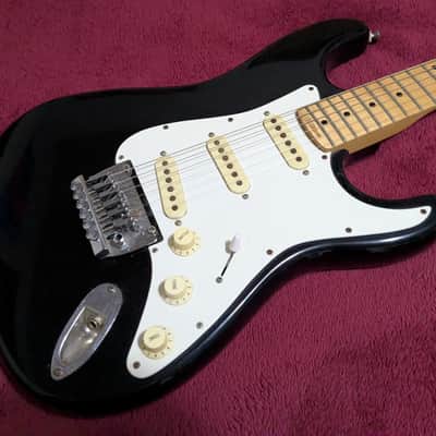 Vista(Samick) Strat copy 1988 - Black - Made in Korea image 2