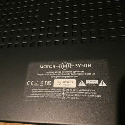 Gamechanger Audio Motor Synth Electro-Mechanical Desktop Synthesizer 2020 - 2022 - Black image 3