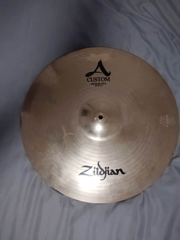 Zildjian 20" A Custom Medium Ride Cymbal 2002 - Present - Brilliant image 1