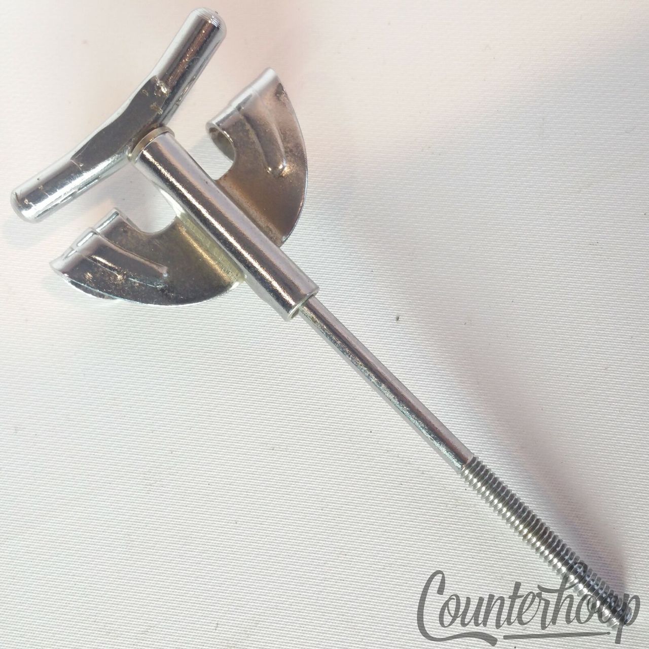 Pearl Bass Drum Tension T-Rod+Claw Metric Thick Japan Chrome 5" Vintage 60s* — main photograph