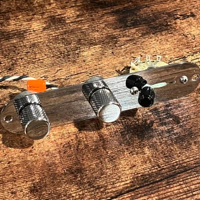Good Land Pickups Loaded Tele Control Plate - Chrome image 5