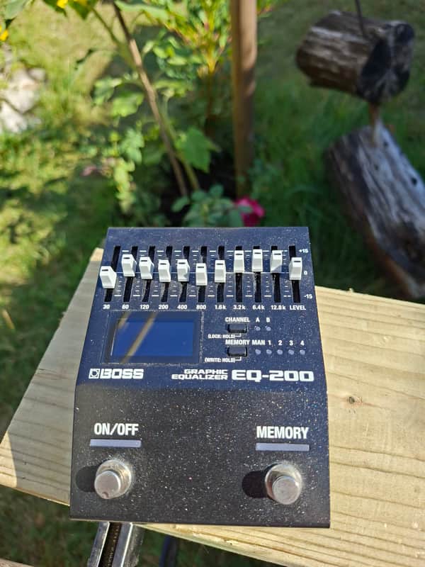 Boss EQ-200 Equalizer 2019 - Present - Black image 1