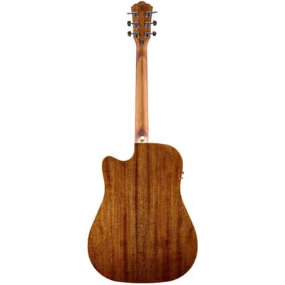 Washburn HD10SCE-0 - Heritage Series - Dreadnought 6-String - Acoustic-Electric Guitar - Natural Gloss image 11
