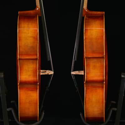 Outstanding Sounding 7/8 Cello Stradivari Cello 200-y old Spruce No. W015 image 5