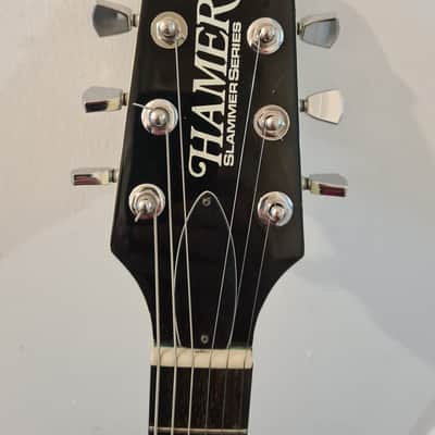 Hamer Slammer archtop 1993 first series Ivory off white image 5