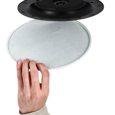 Immagine Pair Rockville ELITE C64 6.5" 4-Ohm Ceiling Speakers, Adjustable Silk Tweeter - 7