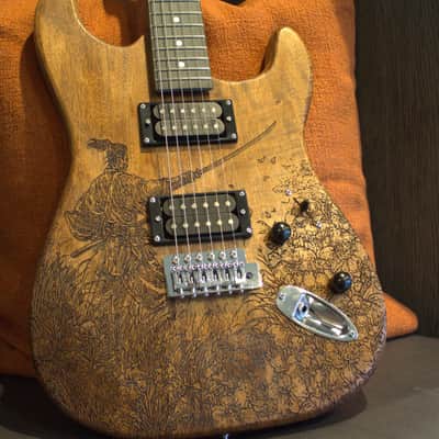 Samurai In the Garden - Handcrafted Electric Guitar- Dead End Guitar image 1