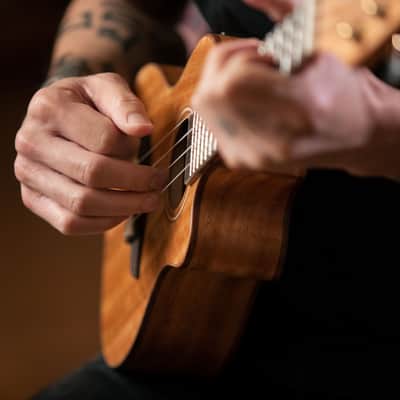 Ortega RUMG-CE Horizon Series Mango Top Okoume Neck Acoustic-Electric Concert Ukulele w/Gig Bag & Built-In Tuner image 18