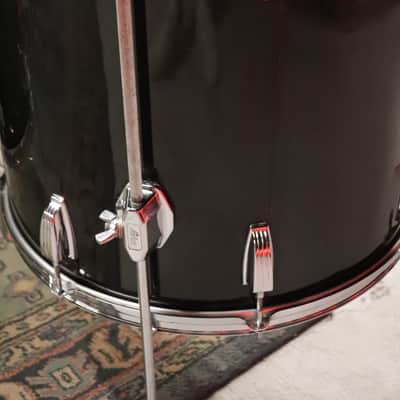 Ludwig 6pc Black Cortex Drum Kit Set 3ply Maple Vintage 1970's image 21