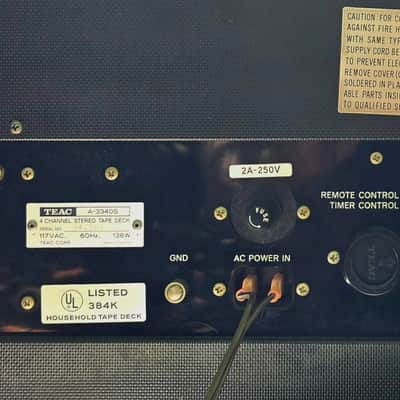 TEAC A-3340S 4-Channel Simul-Sync Open Reel Tape Deck, Pro Serviced, Video Demo image 14