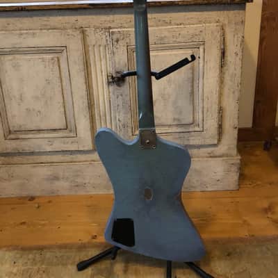 Loïc Le Pape Fire Steelbird Guitar Relic Blue image 6