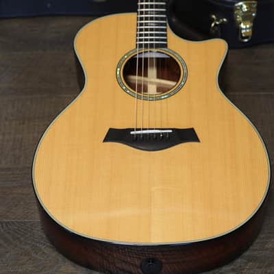 MINTY! 2019 Taylor 814ce LTD Cocobolo & Lutz Spruce Natural Acoustic Electric Cutaway Guitar w/ES2 + OHSC image 2