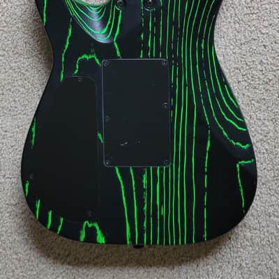 Jackson Pro Series Dinky DK2 Ash Electric Guitar, Green Glow Finish, New Molded Hard Shell Case image 6