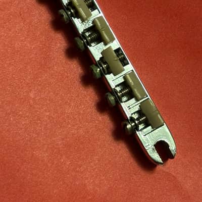 1963 Gibson Dove/J200 Tune-O-Matic Guitar Bridge ABR-1 Wire Dove 1963 - Chrome image 1