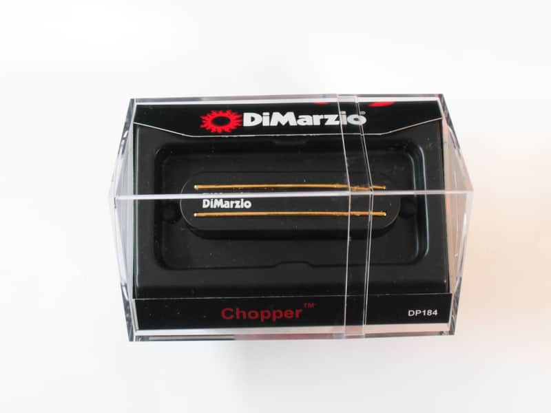 DiMarzio Chopper Single Coil Pick-up Black W/Gold Rails DP 184 image 1
