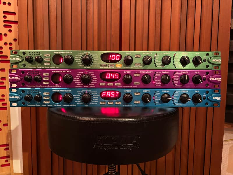 the set of Line6 pro series echo pro, mod pro, filter pro image 1