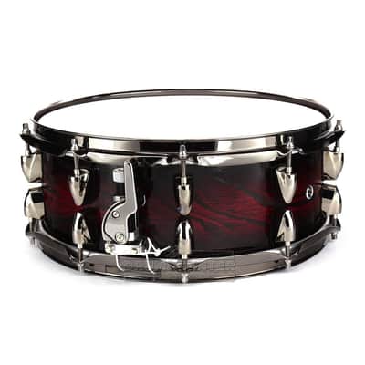 Yamaha Live Custom Hybrid Oak Snare Drum 14x5.5 Uzu Magma Sunburst image 3