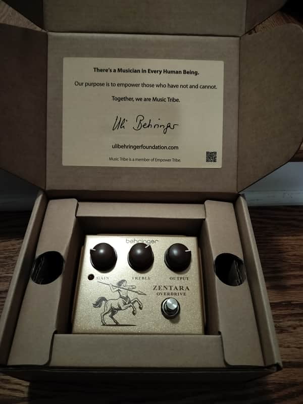 Behringer zentara overdrive