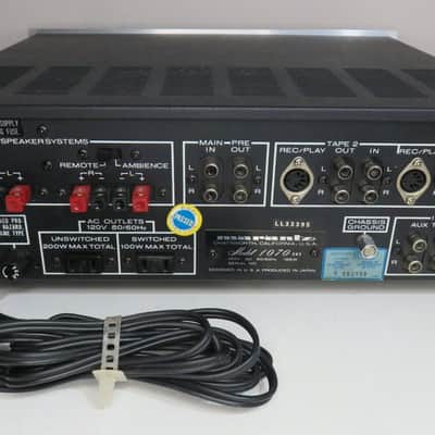 MARANTZ 1070 INTEGRATED STEREO AMPLIFIER SERVICED FULLY RECAPPED MINT image 9