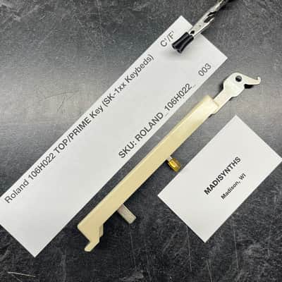 ORIGINAL Roland Replacement TOP C/F Key (EARLY VERSION) (106H022) for Jupiter-4, System-100/700, SH-1/2/3/3A/5/7, RS-505, VP-330, Promars, etc image 2